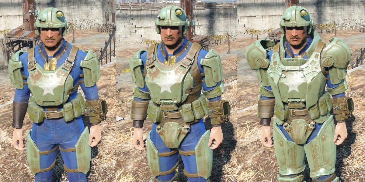Fallout 76 player in combat armor