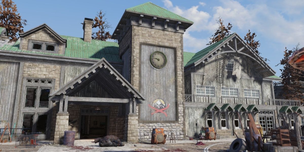 Fallout 76 outside Pleasant Valley Resort