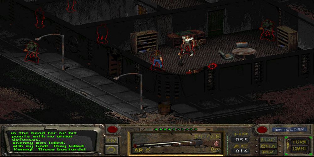Player Character Engaged in Combat