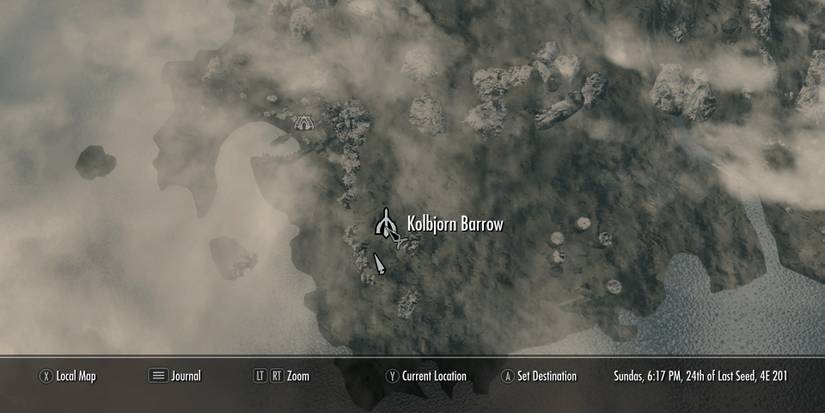 Filament and Filigree Location From Skyrim World Map