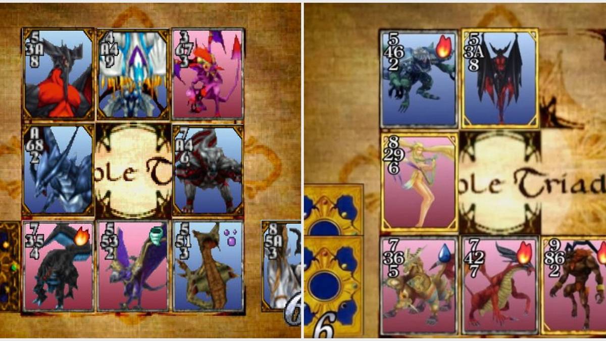 ff8 rare cards Final Fantasy VIII