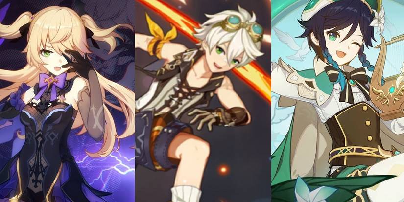 Genshin Impact Fischl-Bennett-Venti-1