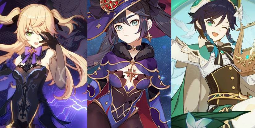 Genshin Impact Fischl-Mona-Venti-1