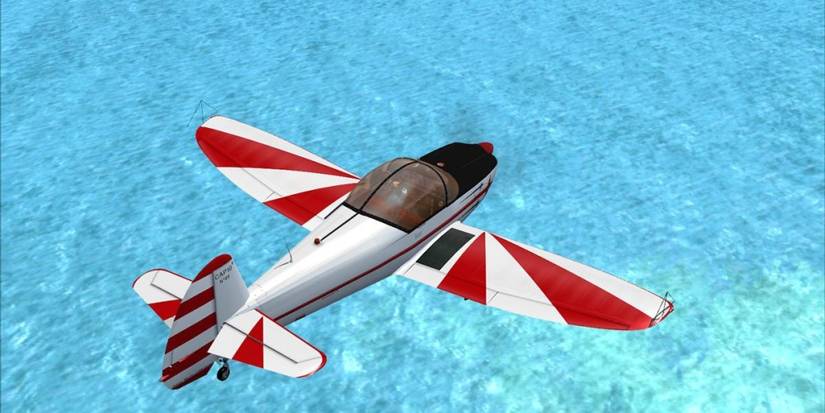 Flight Sim Robin Cap 10 Flying Over the Ocean