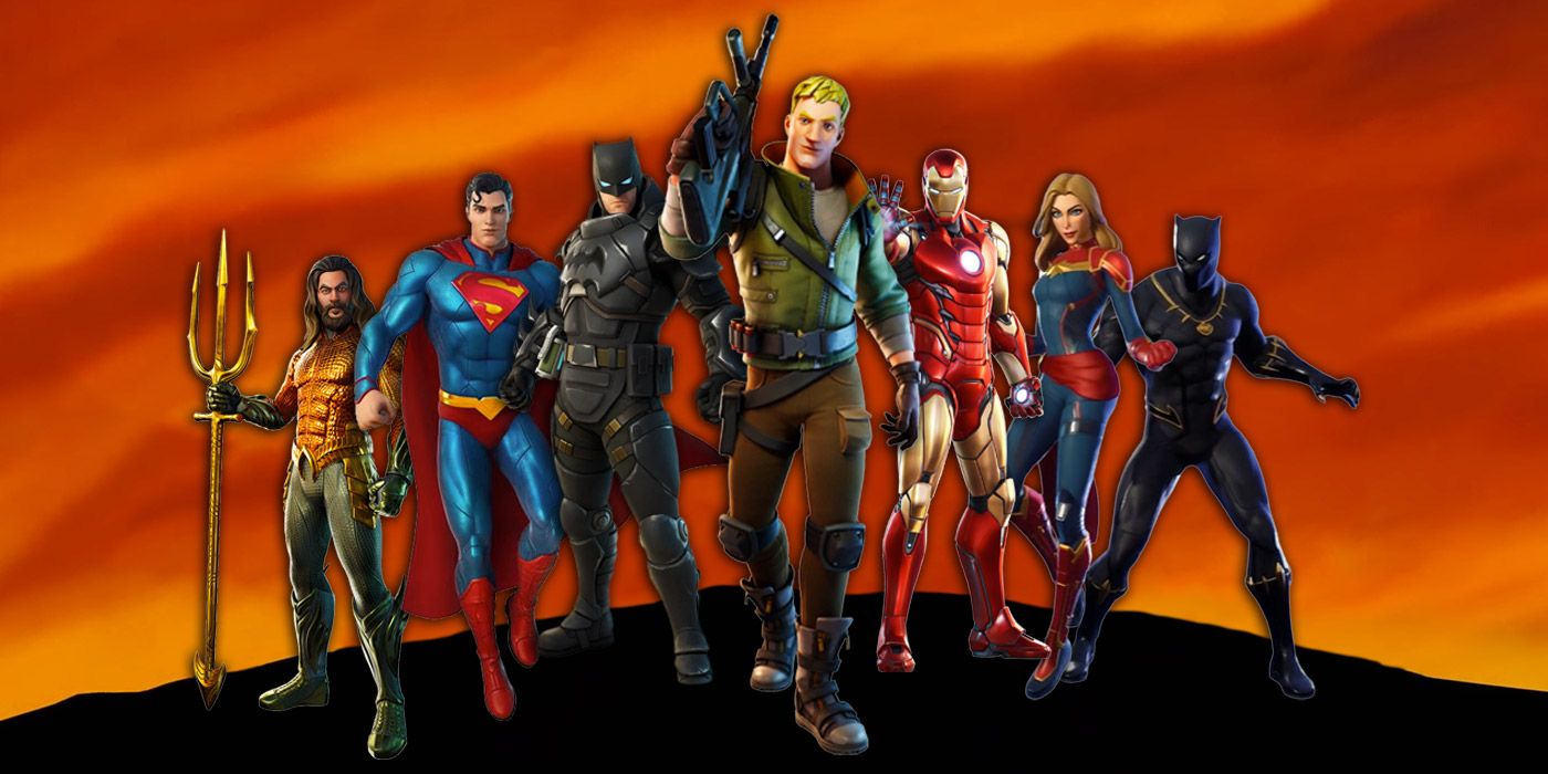 Fortnite DC Marvel Characters
