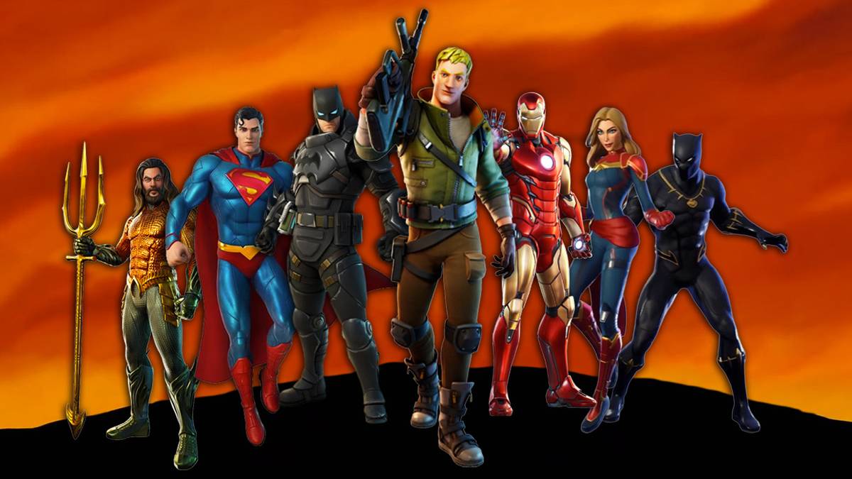 Fortnite DC Marvel Characters