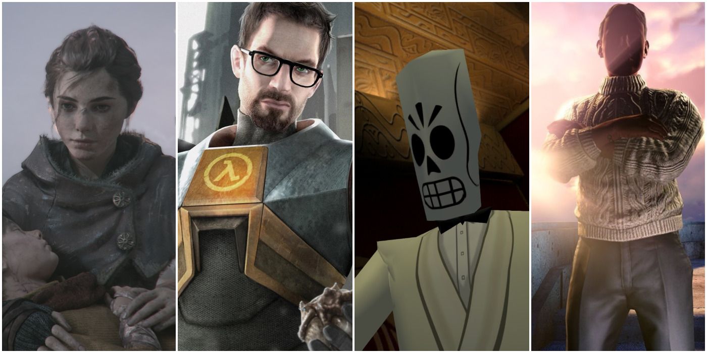 Amicia de Rune, Gordon Freeman, Manny Calavera & Jack