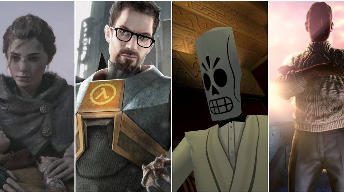 Amicia de Rune, Gordon Freeman, Manny Calavera & Jack