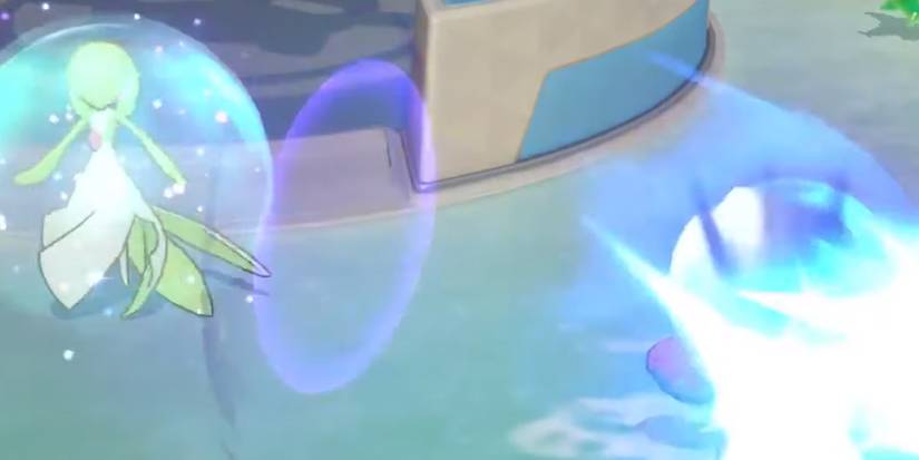 Gardevoir going mobile before unleashing an attack