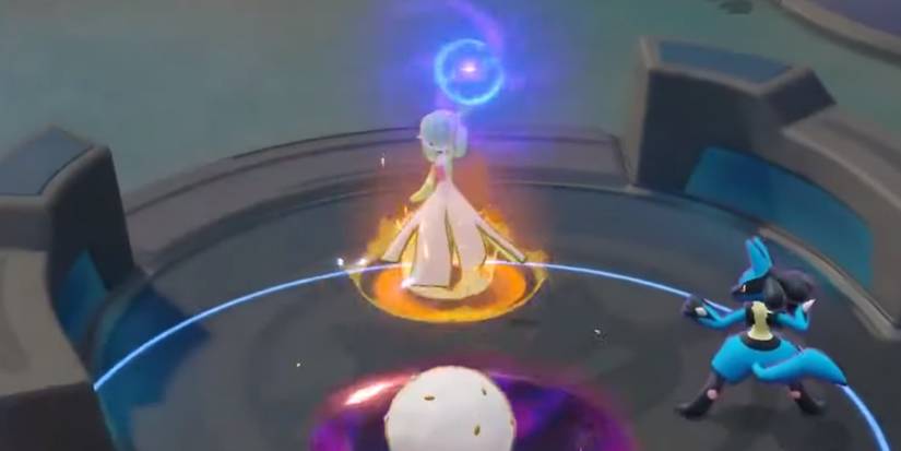 Gardevoir loading a powerful move