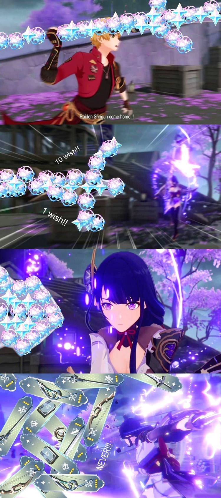 Genshin Impact Thoma Baal Gacha Wish Meme