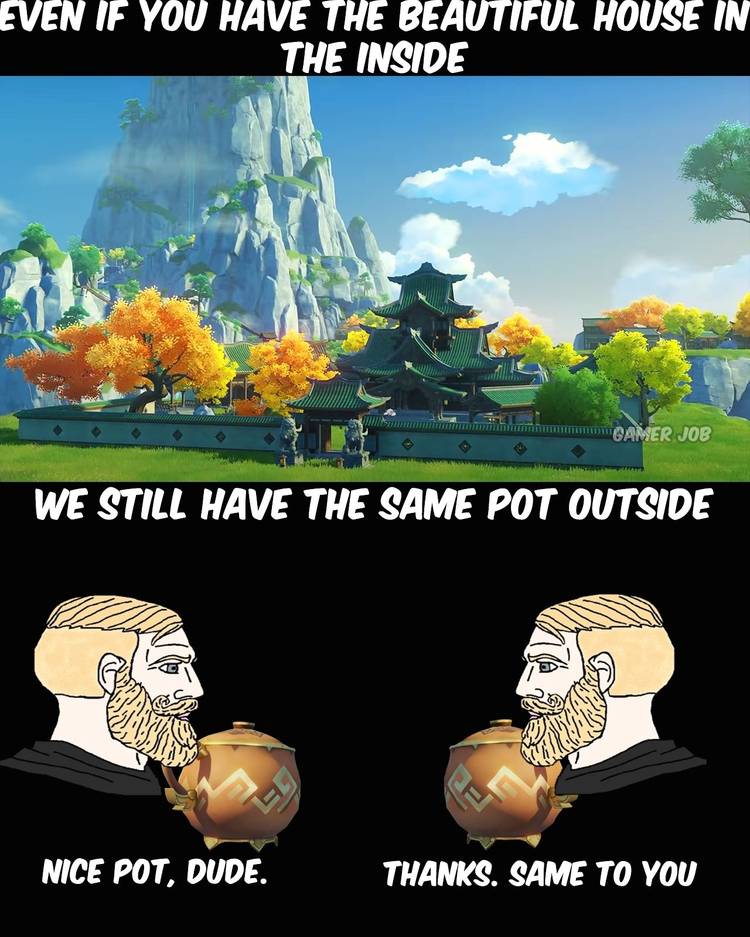 Genshin Impact Serentea Pot Meme