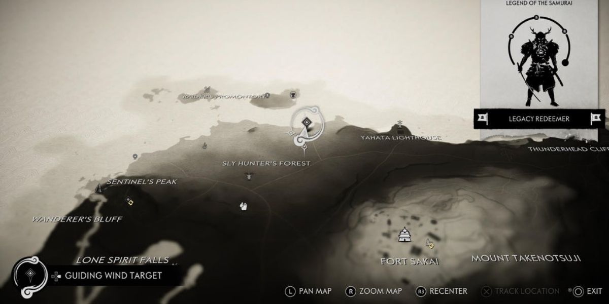 Ghost of Tsushima Proper Burial unwritten tale map location