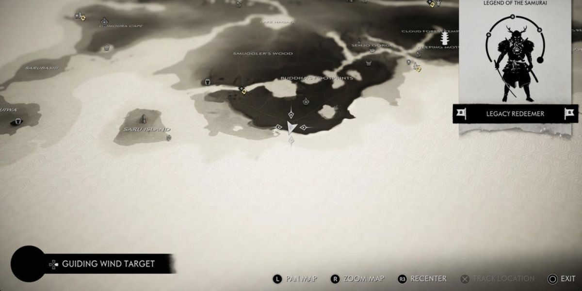 Ghost of Tsushima Raider's Memorial archery challenge unwritten tale map location
