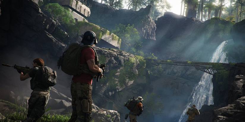 Ghosts about to embark on the raid in Golem Island