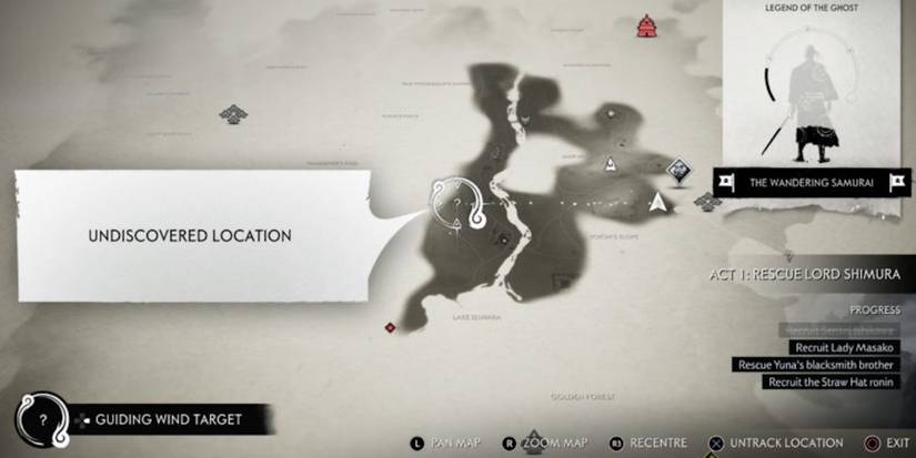 Ghot of tsushima guiding wind target