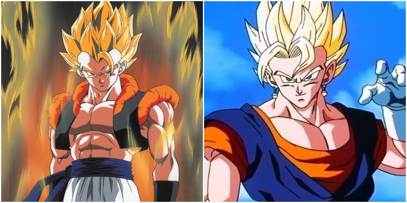 Гогета и Вегито в Dragon Ball Z