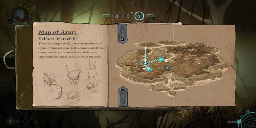 The world map in Greak