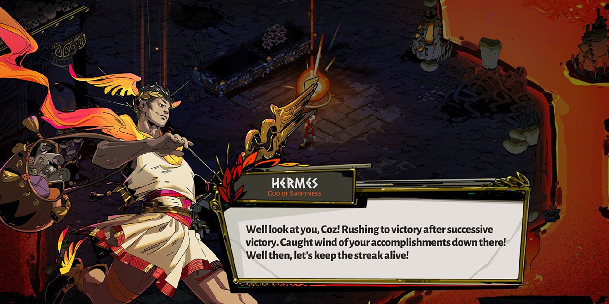 Hades - Hermes Talking About Your Winning Streak In-Game