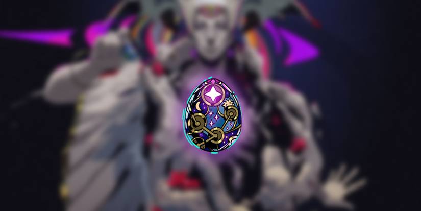 Hades - PNG Of The Cosmic Egg Overlaid On Splash Art Of Chaos Design