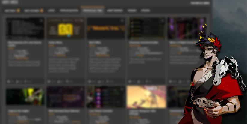 Hades - PNG Of Zagreus Overlaid On The Nexus Mods Page Of Hades Mods