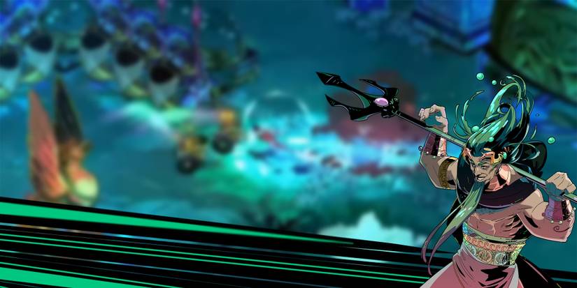 Hades - Zagreus Using The Greater Call Version Of Poseidon's Aid Against Zome Enemies In Elysium