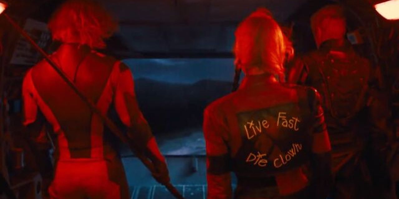 Harley wears her jacket in Suicide Squad