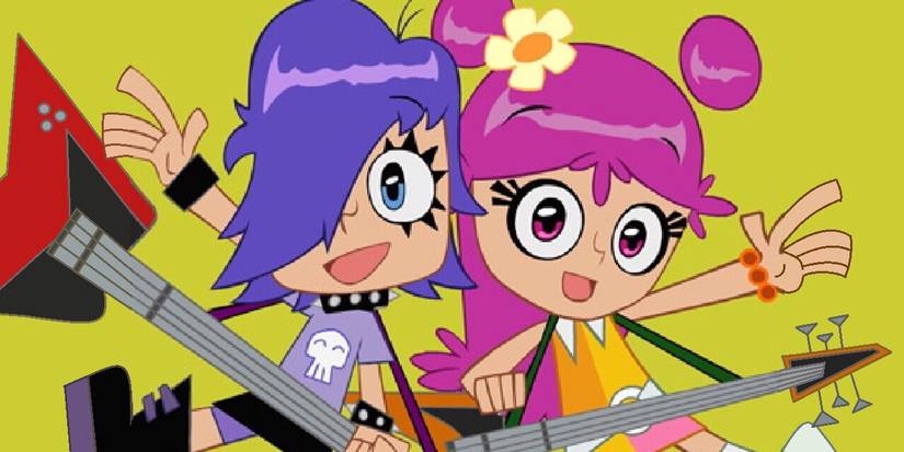 The duo in Hi Hi Puffy Amiyumi