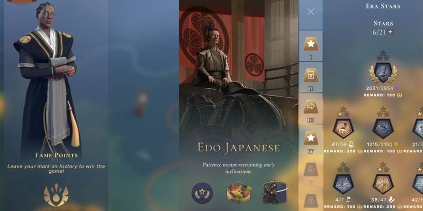 Humankind japanese culture, fame screen