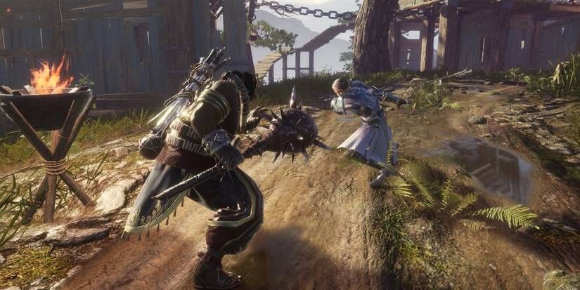 Samjang versus Aiden in Hunter's Arena Legends 