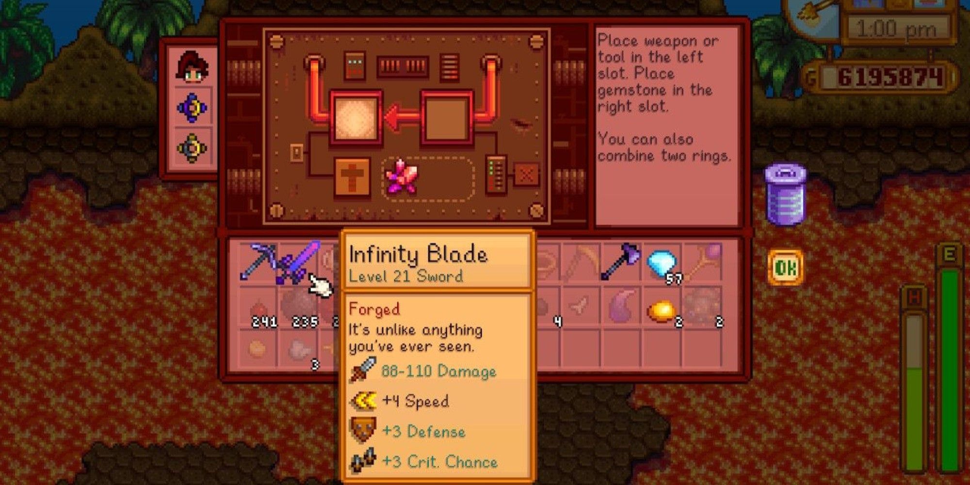 Infinity-Blade-forged-in-Volcano-Stardew-Valley