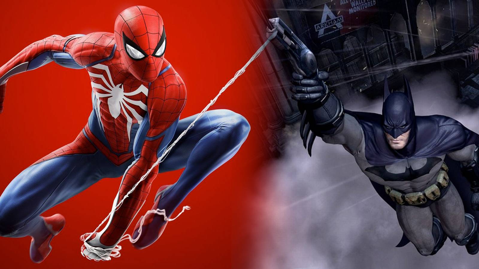 Insomniac Spider Man Arkham Batman