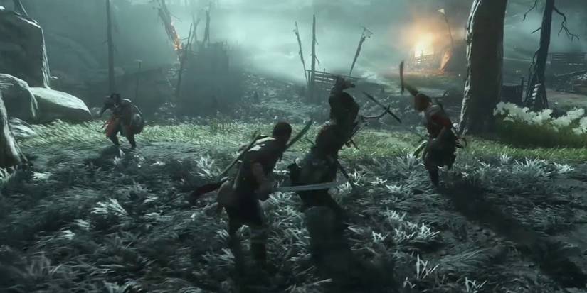 Jin fighting multiple foes at once