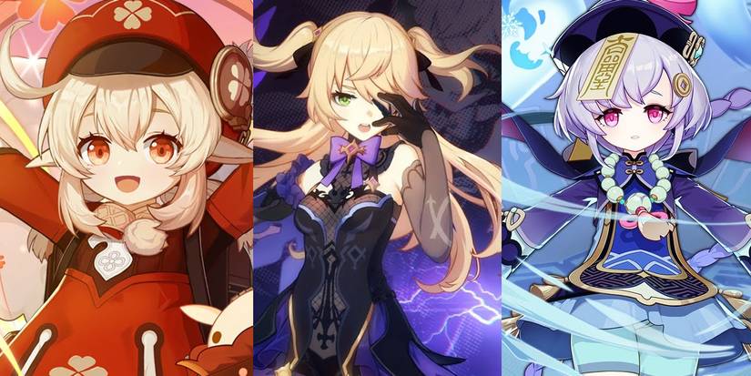 Genshin Impact Klee-Fischl-Qiqi