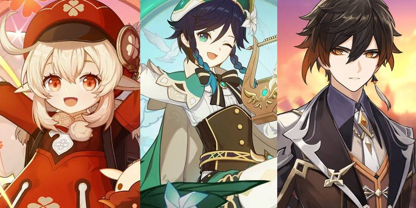 Genshin Impact Klee-Venti-Zhongli-1