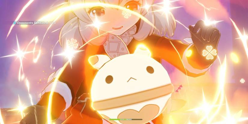 Genshin Impact Klee-with-a-bomb