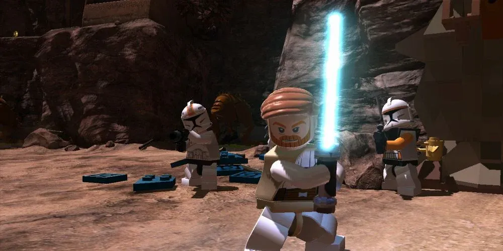 LEGO-Star-Wars-3-Obi-Wan-Kenobi-Holds-a-Lightsaber-1
