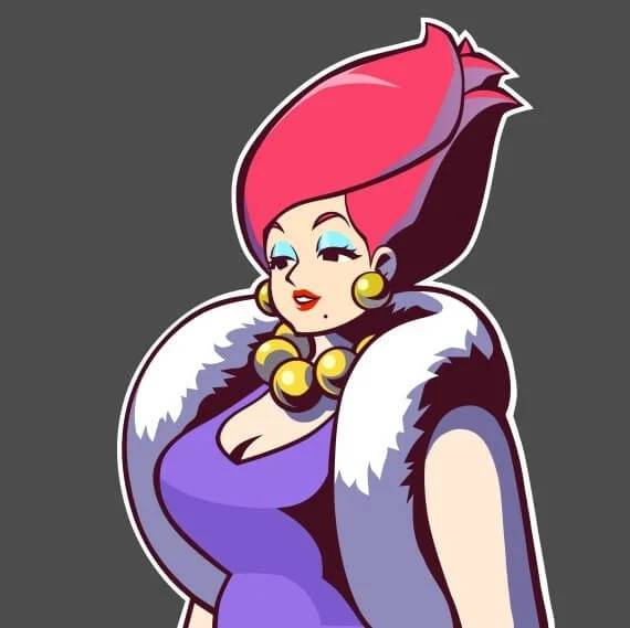 Lady-in-Purple-Concept-Art-Ghost-Trick-DS-Mini