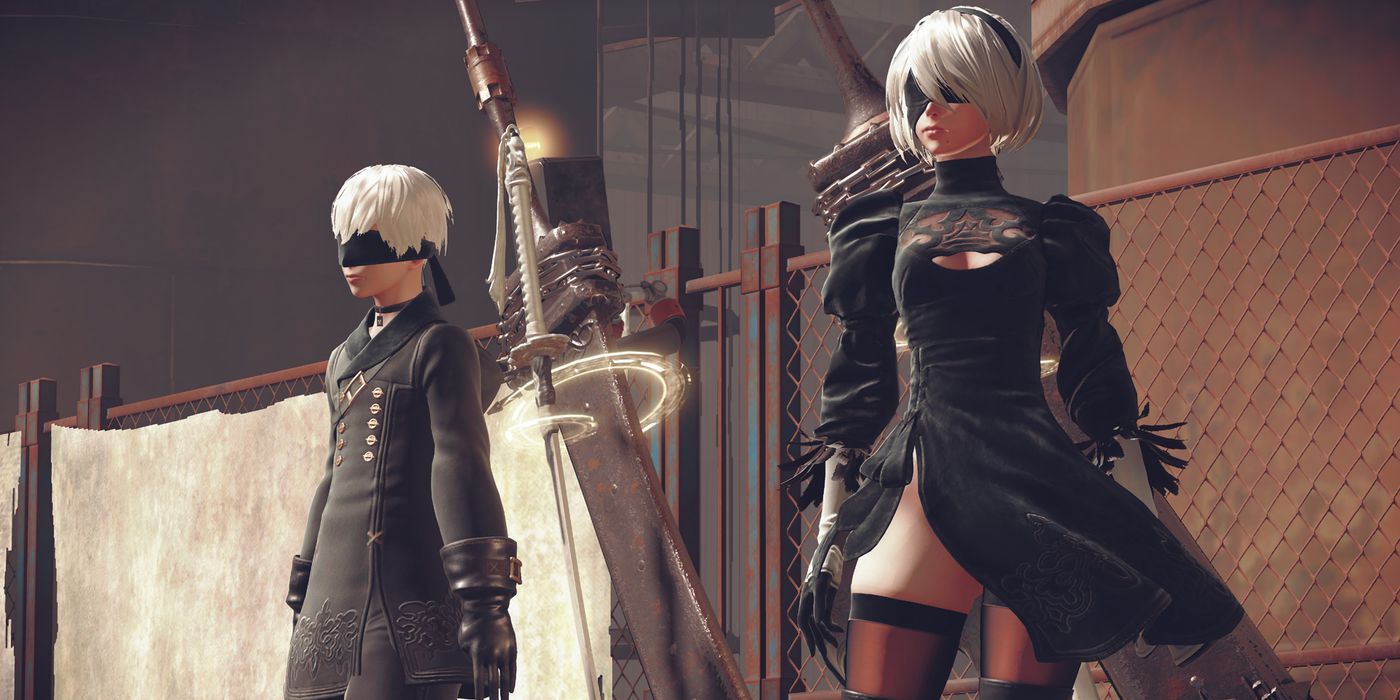 Lead characters of Nier Automata