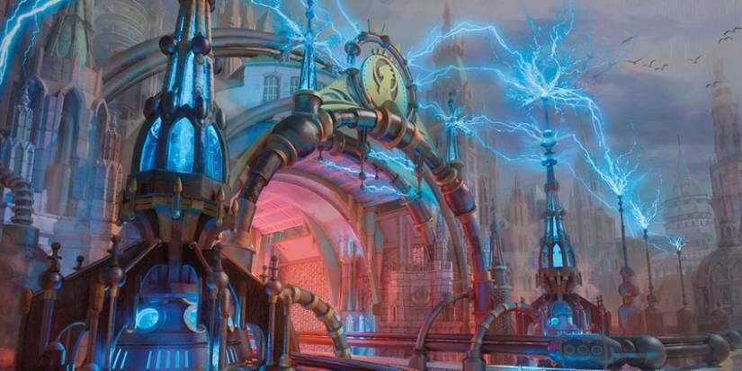 MTG Izzet Guildgate Card Art Kirsten Zirngibl