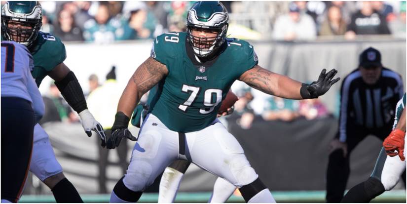 Madden NFL 22 Brandon Brooks Going For An Upfield Block