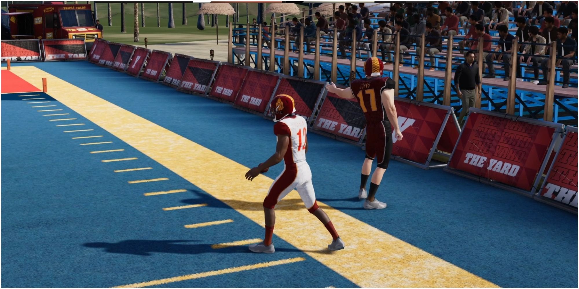Madden NFL 22 Celebrating A First Down In The Yard