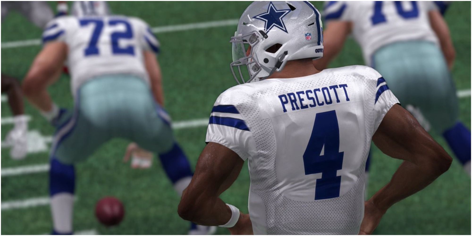 Madden NFL 22 Dak Prescott In The Shotgun Before The Snap