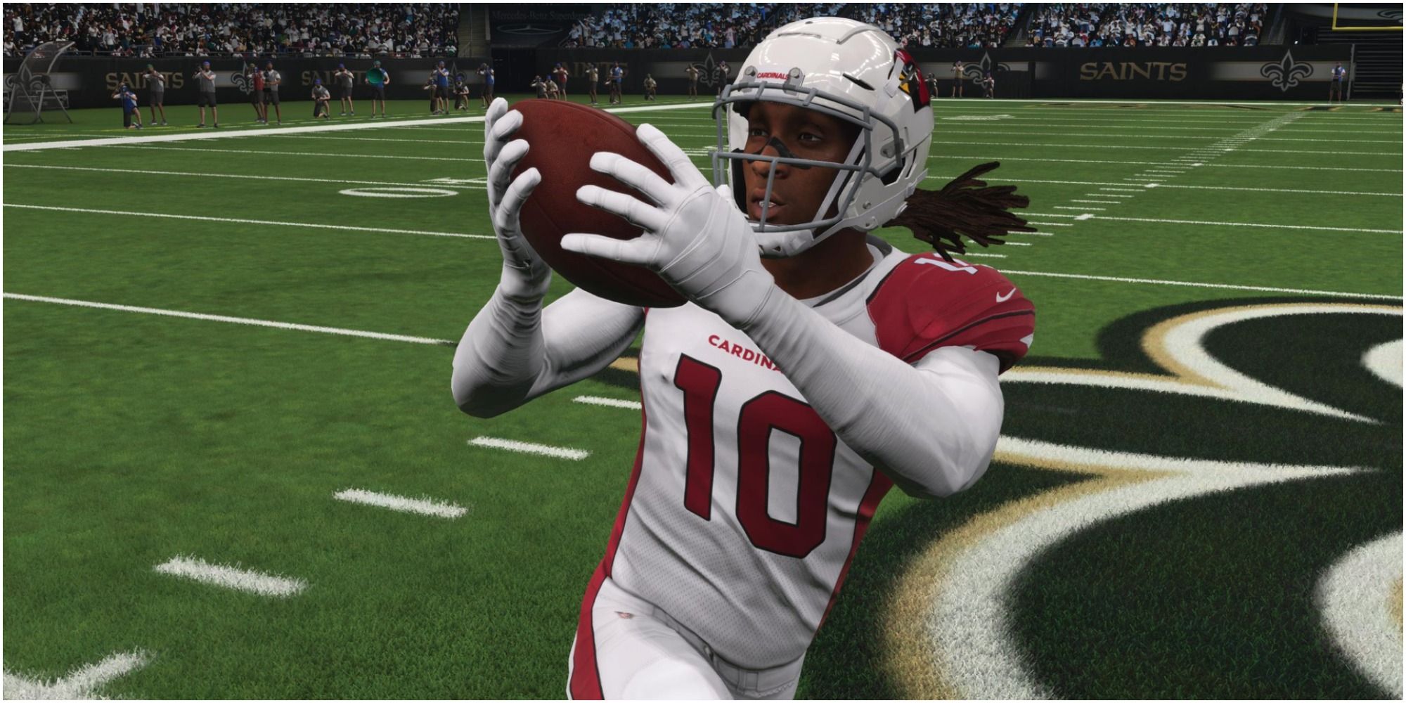 Madden NFL 22 DeAndre Hopkins Hauling In A Pass Downfield