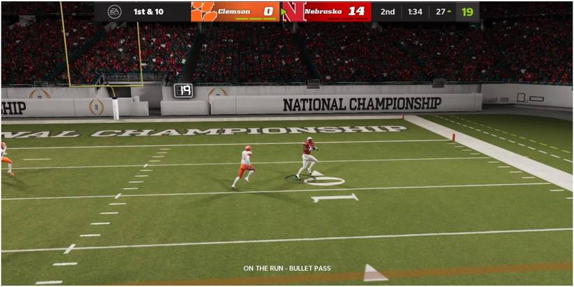 Madden NFL 22 Defender Getting Blown Away By A Receiver