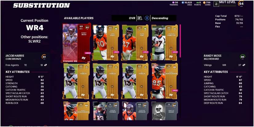 Madden NFL 22 Filling A WR4 Spot In MUT