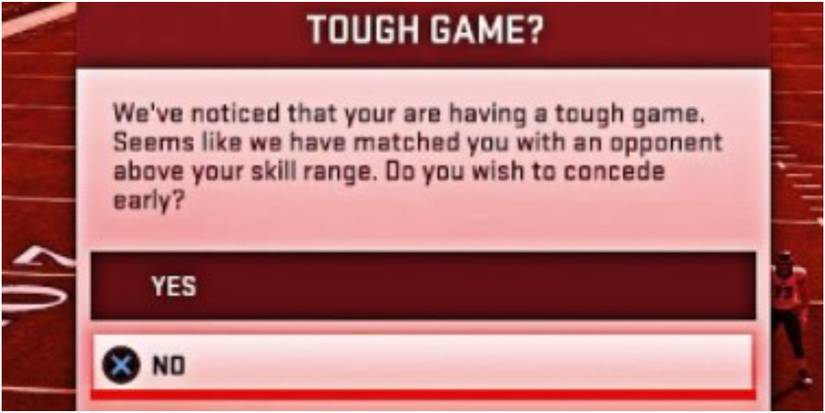Madden NFL 22 Game Offering A Concede Option In MUT