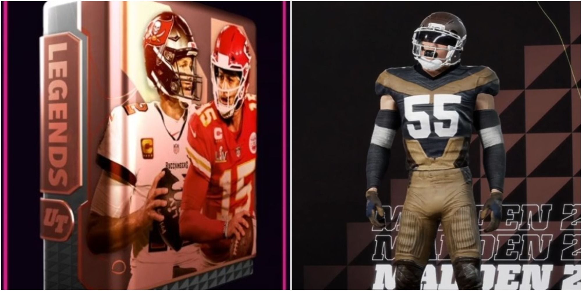 Madden NFL 22 MUT Beginners Tips Collage Legendary Pack And Custom Uniform