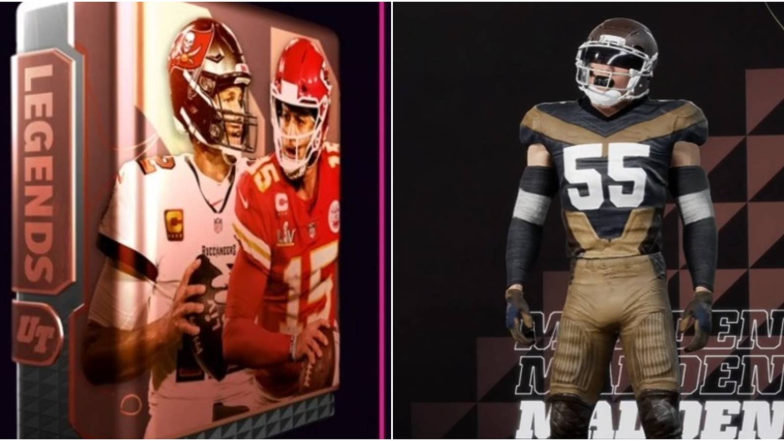 Madden NFL 22 MUT Beginners Tips Collage Legendary Pack And Custom Uniform