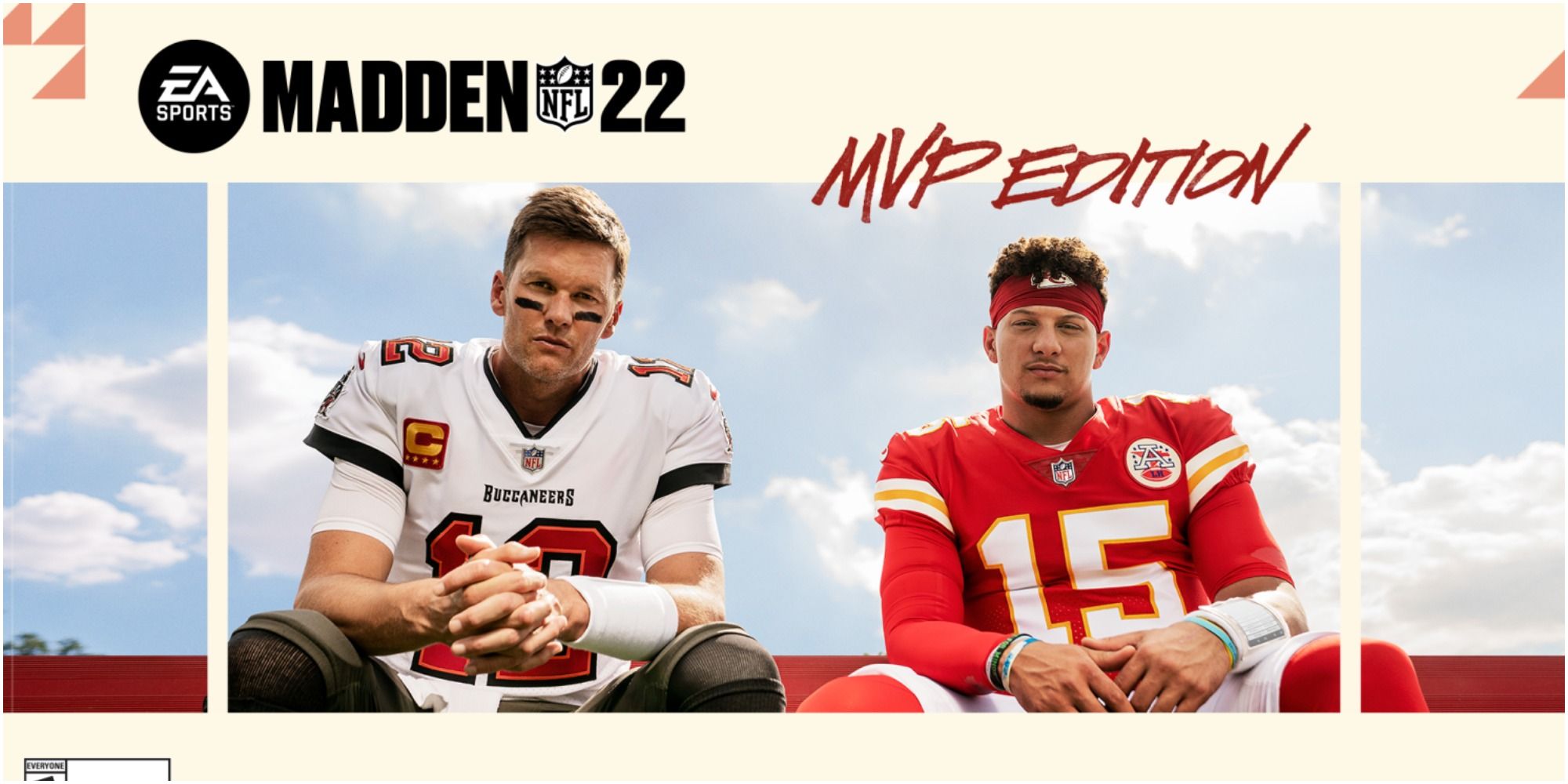 Madden NFL 22 MVP Edition Cover With Tom Brady And Patrick Mahomes